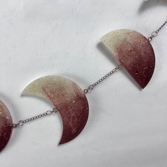 Resin moon phase wall hanging - Picture 11 of 13